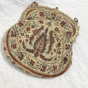 AS IS Vintage Petit Point Purse Evening Bag