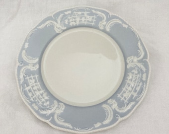 8" Rosenthal Salad/Dessert Plate, Chantilly pattern, Off White Grey Blue