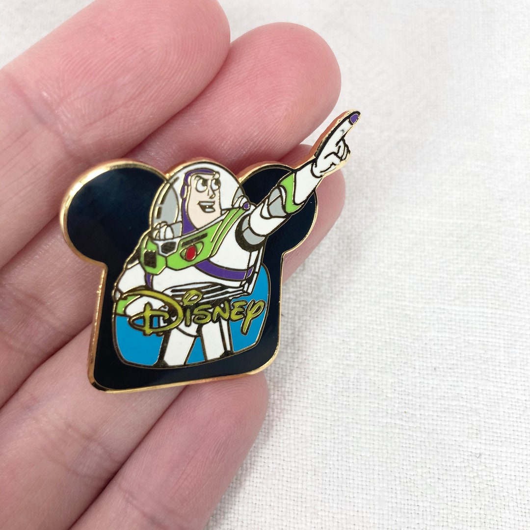 2 Disney Pins Buzz Lightyear Toy Story Enamel Etsy