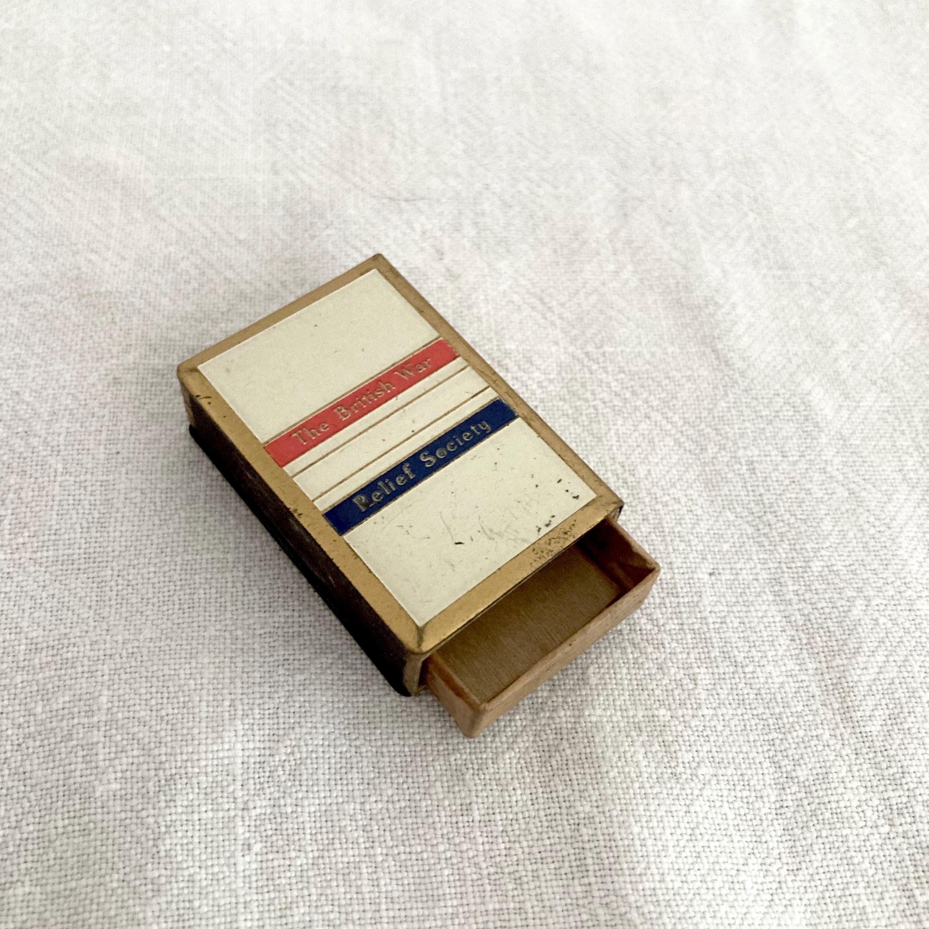 WWII British War Relief Society Matchbox Cover, Vintage Humanitarian ...