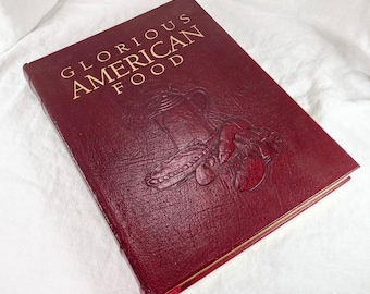 Glorious American Food Easton Press Książka oprawiona w skórę