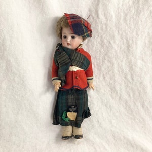 11&quot; Simon Halbig, Kammer & Reinhardt Scottish Doll, Antique German Bisque Head doll