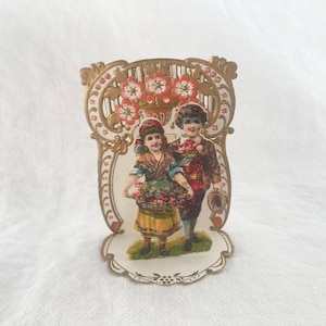 Vintage Pop-up Valentine, Made in Germany, Victorian Scrap