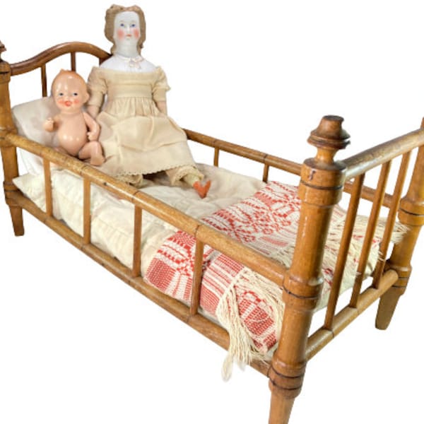 Antique Doll Bed Etsy