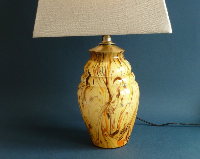 glass vase lamp