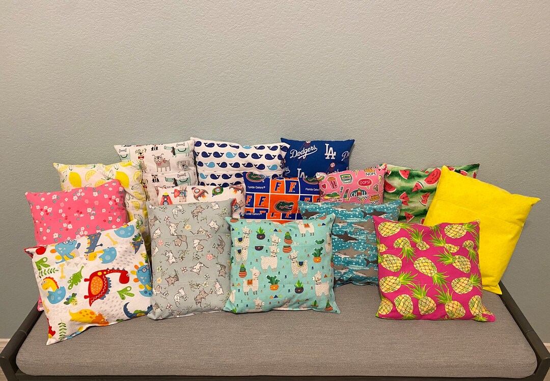 Healing Pillows, Pockets Front and Back, Comes With Healing Sachet, or