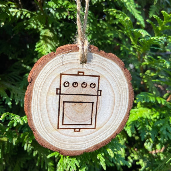 Guitar Pedal | Stompbox Wood Christmas Ornament