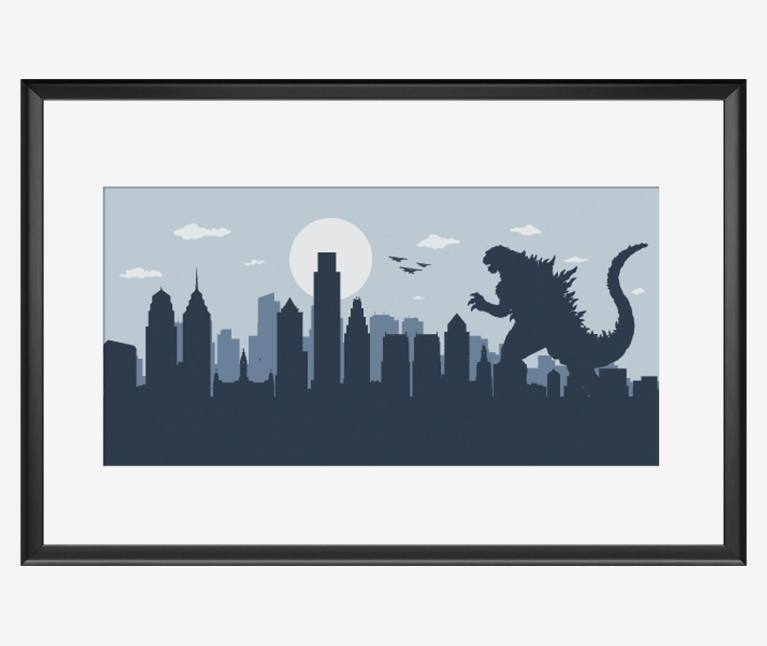Philadelphia Skyline Philadelphia print Philadelphia art Etsy