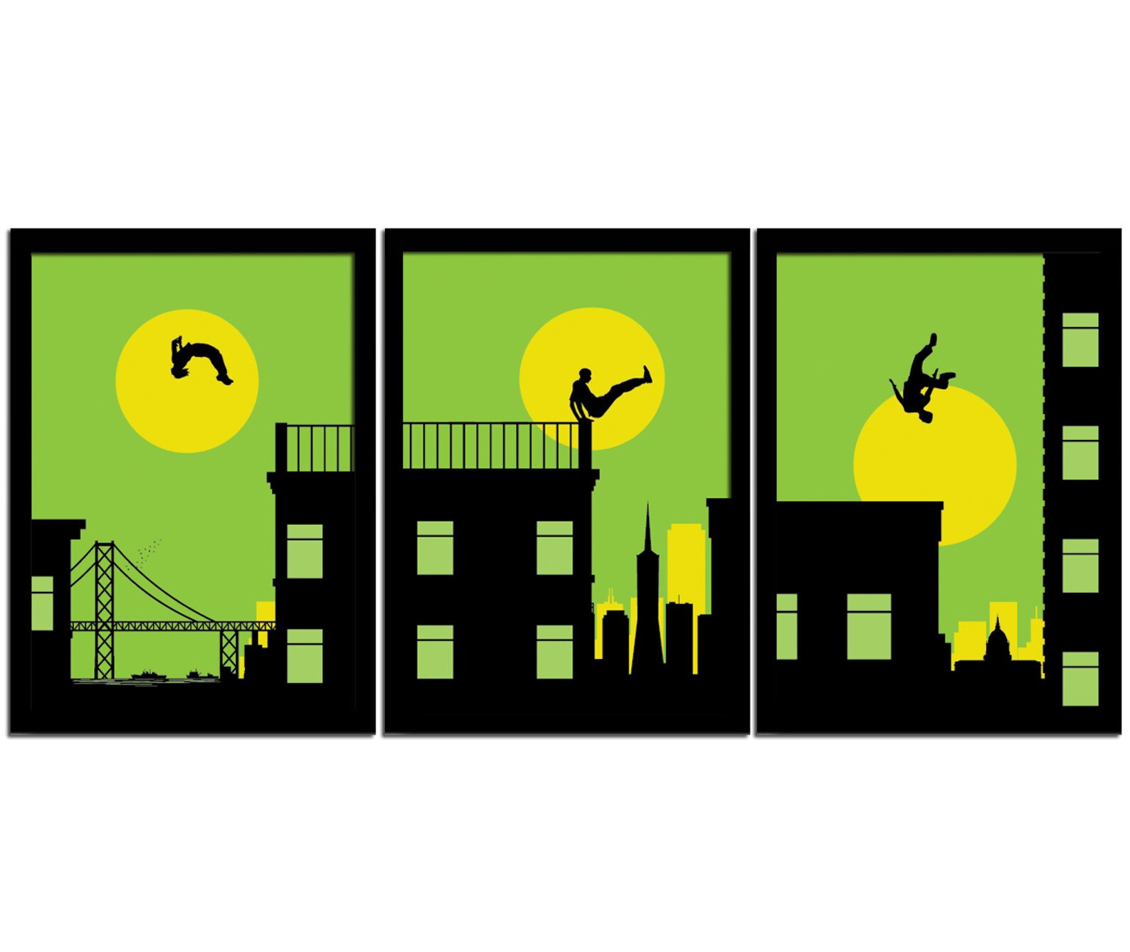 San Francisco Skyline Print San Francisco Art San Francisco Etsy