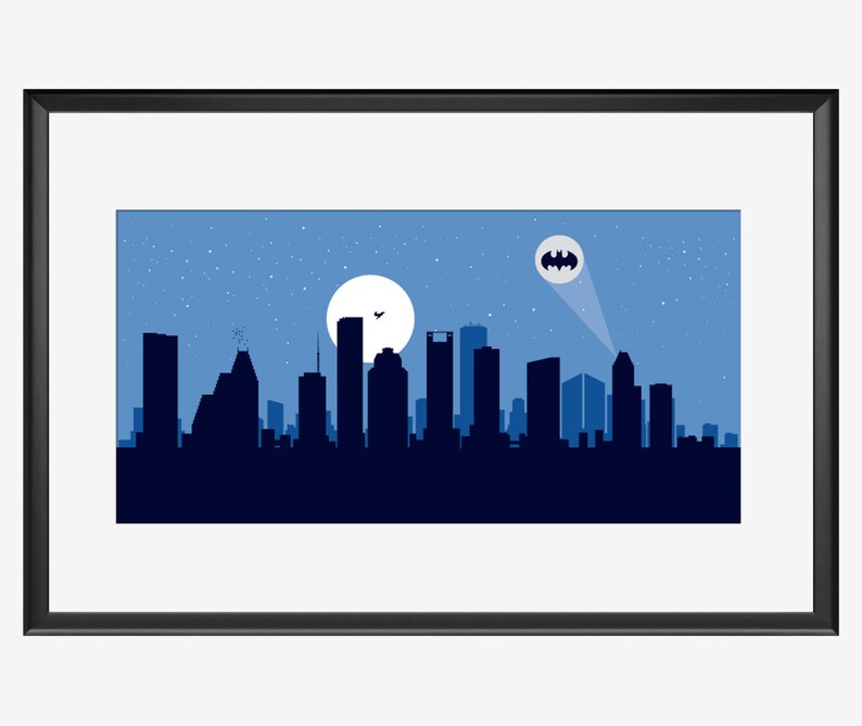 Houston poster Gift for him best man gift Houston print Houston art man gift Houston Texas Houston Skyline print Boyfriend gift