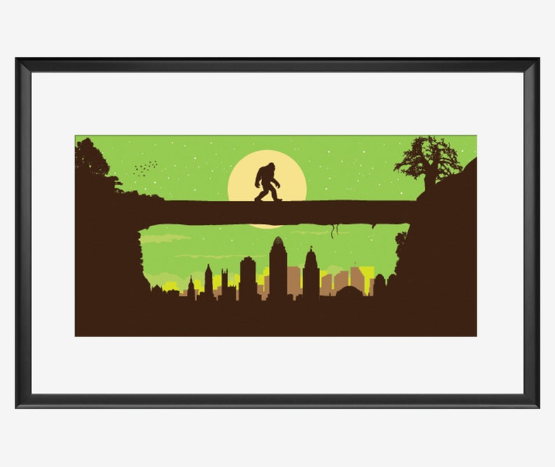 Cincinnati Skyline Cincinnati Print Cincinnati Poster - Etsy