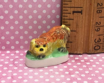 Tiny Pups - Shaggy Dog Sheepdog Collie Wheaten Terrier - French Feve Feves Beeldjes Poppenhuisminiaturen - Puppies Honden Katten Hond Puppy T37