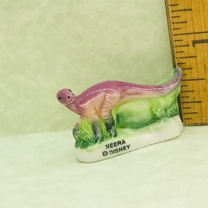 DINOSAURS Neera Iguanodon  Disney Dino Movie -  Feve Feves Porcelain Figurines Dollhouse Miniature mini figure NN102