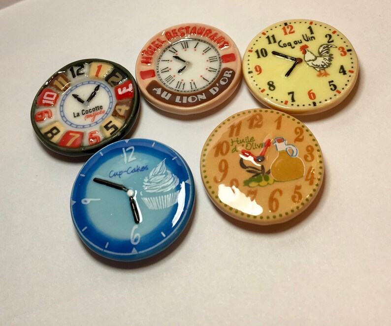 Kitchen Wall CLOCKS Fun Restaurant Clock Decor Wine Waiter Etsy