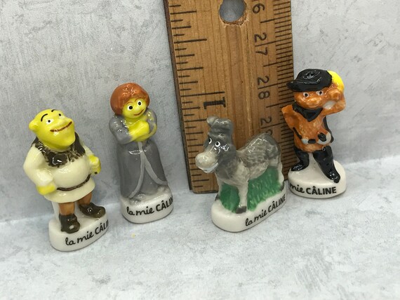 Lot 4 French Feves / Miniatures porcelain (1.5 tall): SHREK - collectibles  - by owner - sale - craigslist
