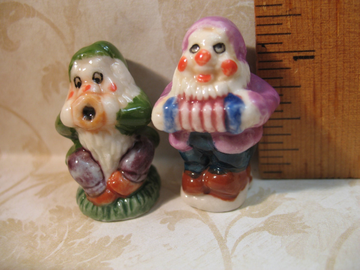Tiny GNOMES Dwarf Gnome Dwarves French Feves Porcelain Figurines Miniatures Tiny GNOMES Dwarf Gnome Dwarves French Feves Porcelain Figurines Miniatures