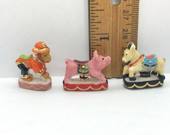 Vintage Fisher Price Little People Merry-go-round With Box