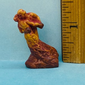 Der Walzer von Camille Claudel ART MUSEUM Meisterwerk Skulptur Statue Liebhaber Liebe - Französische Feve Feves Puppenhaus Miniaturen AC1