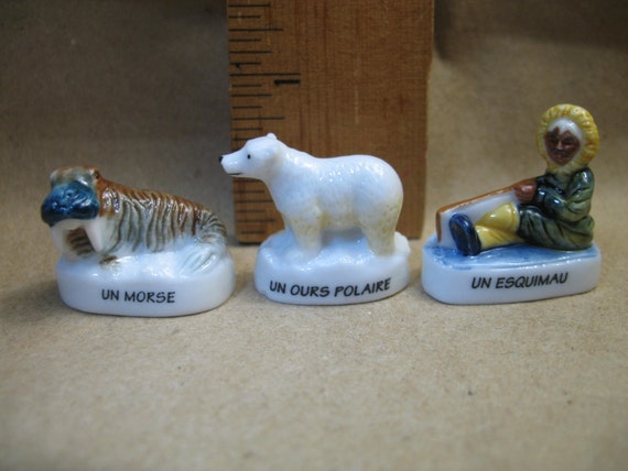 Fève porcelaine - Ours polaire