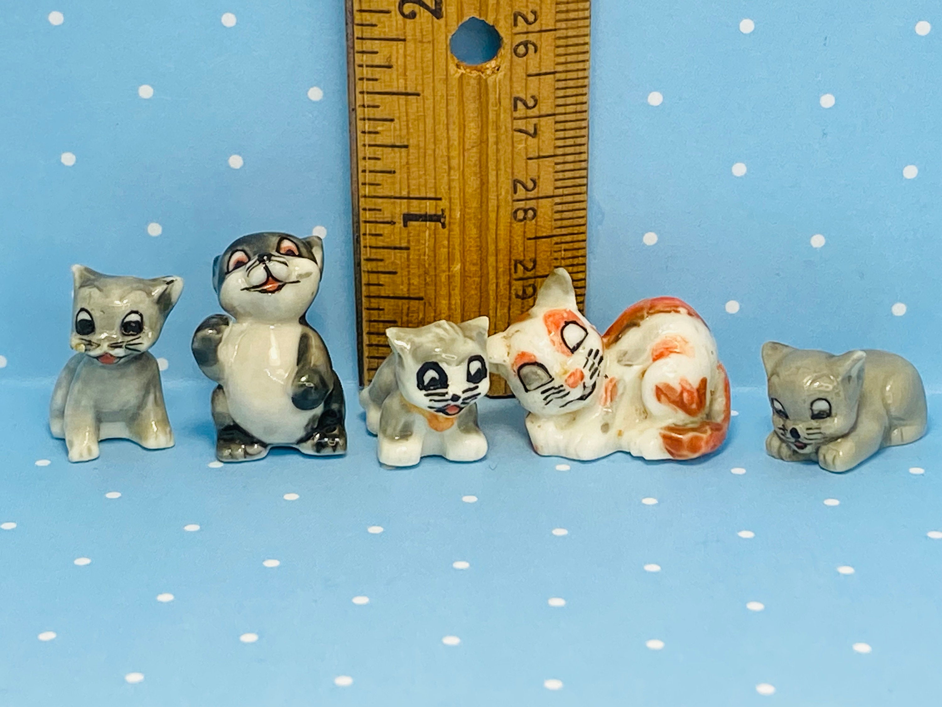 Orange Kitten 1:12 Scale Dollhouse Miniature Pet Adult Collectible