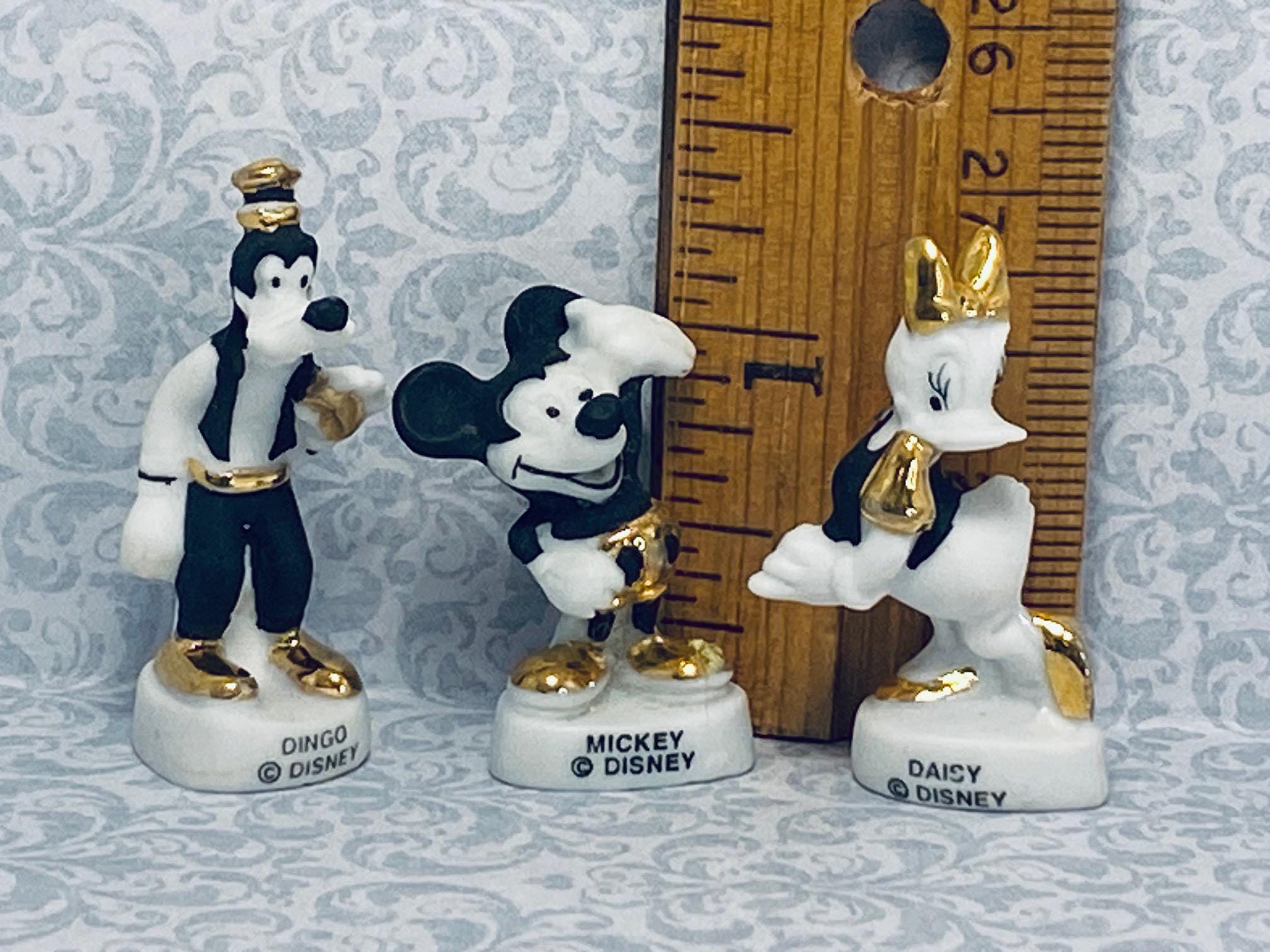 ディズニー ミッキーマウス ミニー グーフィー ゴールドディテール 