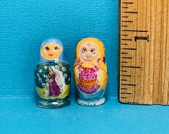 POUPÉES RUSSES MATRIOCHKA PEINTE A LA MAIN PAR VASUKOVA FILLE DE NEIGE | eBay