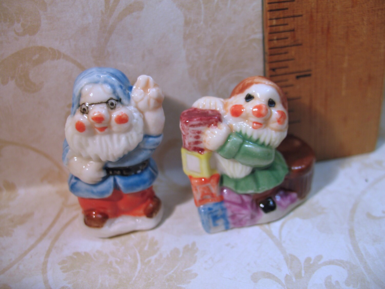 Tiny GNOMES Dwarf Gnome Dwarves French Feves Porcelain Figurines Miniatures Tiny GNOMES Dwarf Gnome Dwarves French Feves Porcelain Figurines Miniatures