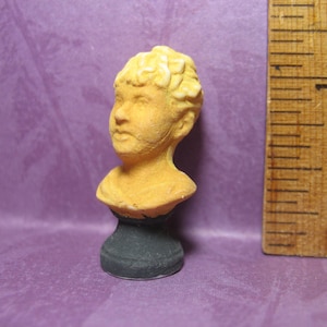 Louise de Massary by Camille Claudel ART MUSEUM Masterpiece Sculpture Statue Female Bust - French Feve Feves  Dollhouse Miniatures  QQ50