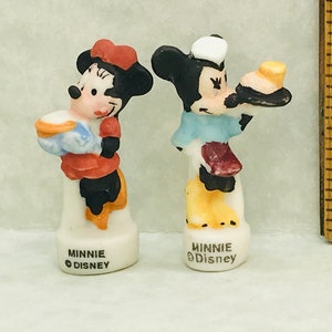 Vintage Miniature Figurine French Feve, Disney Mickey Mouse Figure