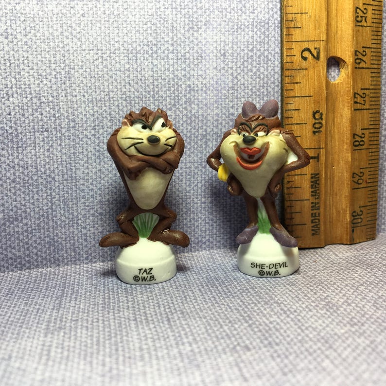 TAZ Tasmanian Devil & SheDevil Warner Brothers Looney