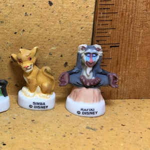 Tiny Disney The LION KING Nala Hyena Simba Rafiki - French Feve Feves Figurines Miniatures Dollhouse Mini Figures FF51