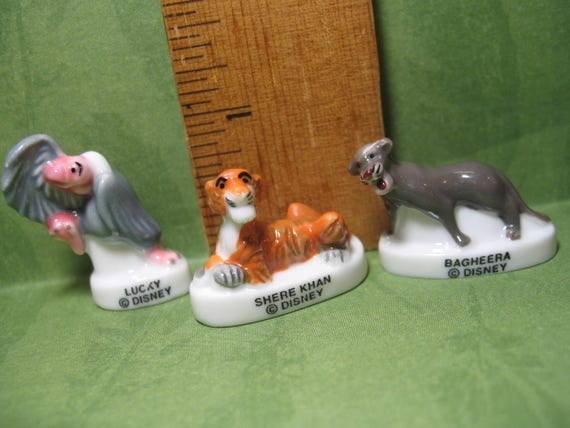 Buy The Jungle Book Movie Set of 9, Mowgli Shere Khan Baloo Junior Kaa Disney  French Feve Feves Figurines Dollhouse Miniatures Y78 Online in India 
