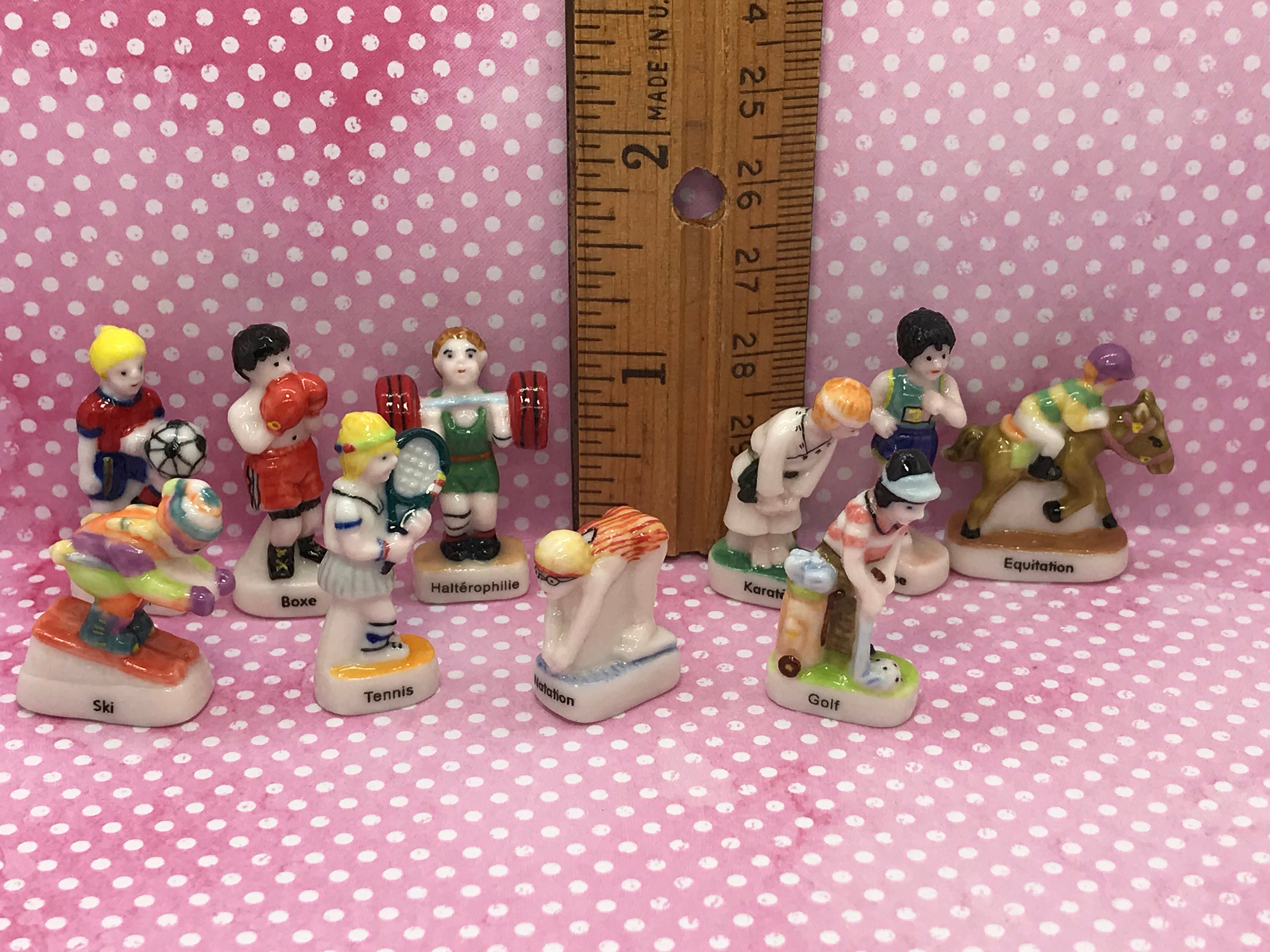 Tiny ATHLETE Sport Figures Athletes Soccer Boxing Tennis Etsy