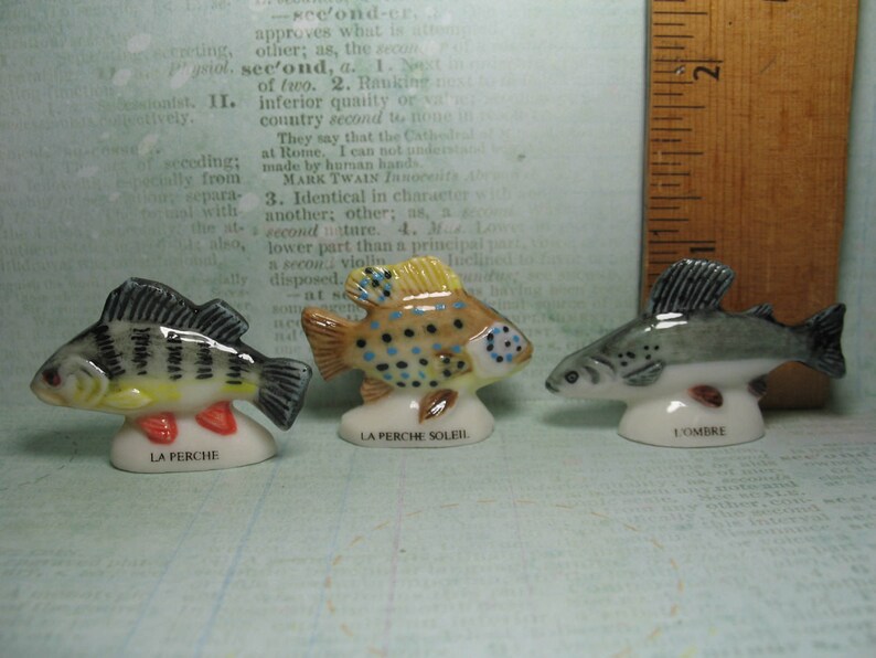 FISHING 3 Fish Blue Gill Crapie Perche Ombre French Etsy