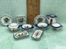 Breton QUIMPER DISHES Wedding China Bowl Platter Plate Serving Dishes Casserole  - French Feve Feves Porcelain Dollhouse Miniatures K112 