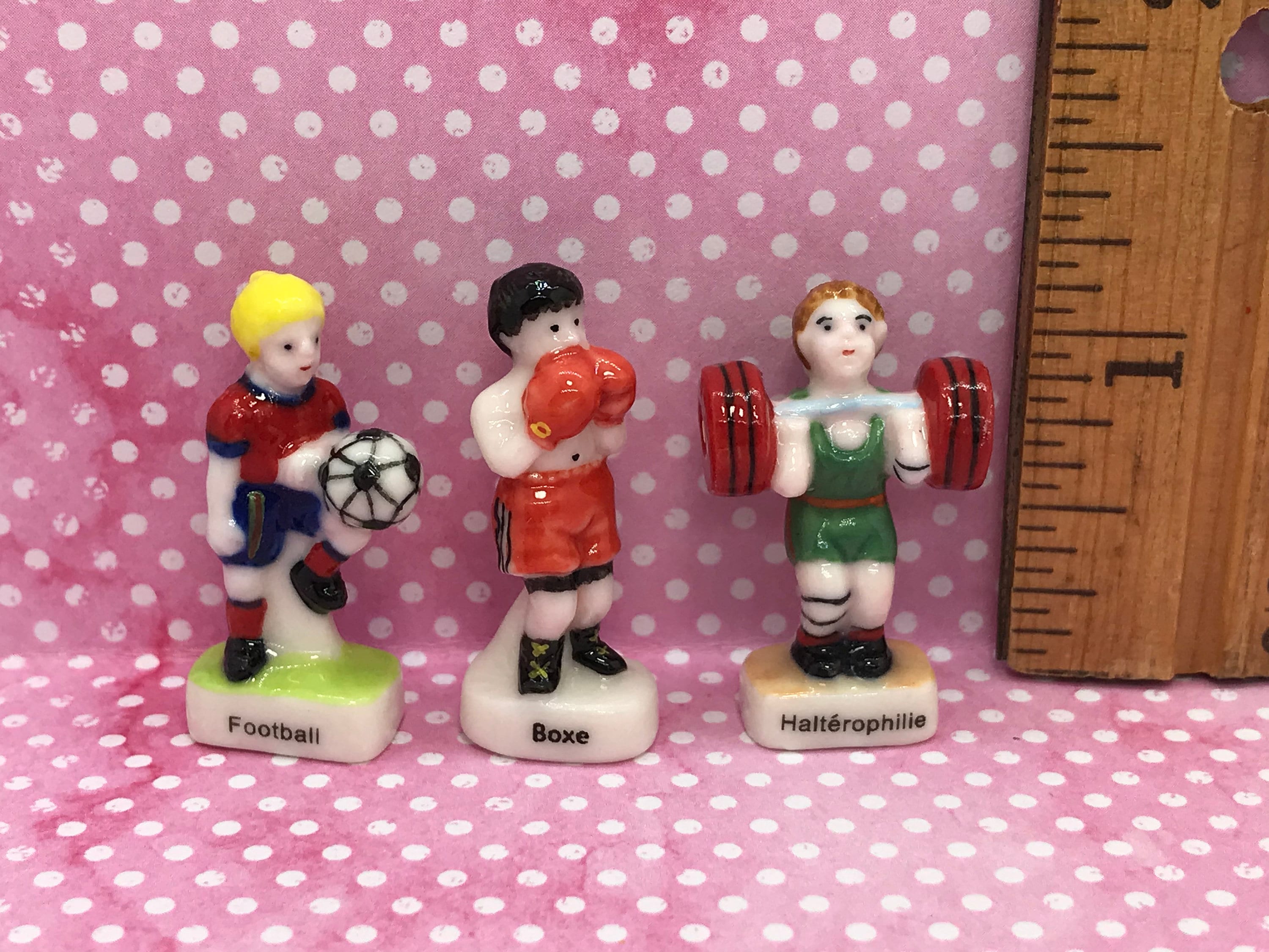 Tiny ATHLETE Sport Figures Athletes Soccer Boxing Tennis Etsy