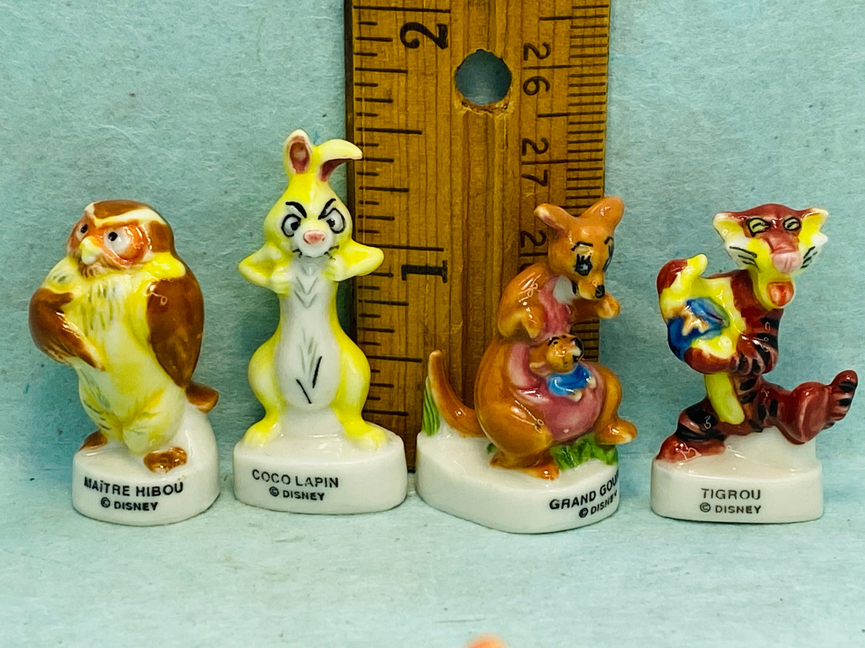 WINNIE the POOH Vintage 8pc Set Disney Roo Piglet Tigger Eeyore ...