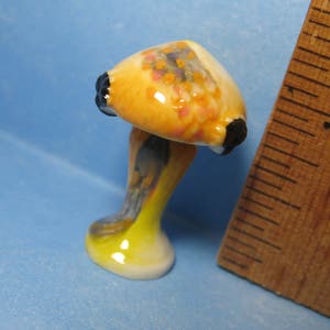La Rochere Art Glass Look LAMP Modern Blown Glass Odeon Light - French Feve Feves Tiny Porcelain Dollhouse Miniatures NN60