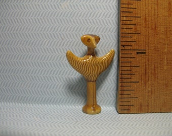 Ancient ROMAN FETISH Bird Sculpture Greek Classical Art Artifact Pottery   -  French Feve Feves Mini Dollhouse Miniature BB5