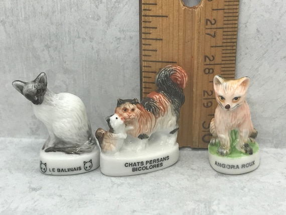 Fève ️ Galette Rois - Panier Chat Chaton EUROPÉEN Félin Animal Cat