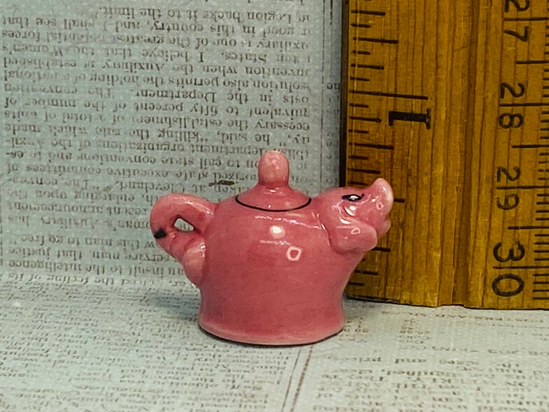 PIG Piggy Piglet Animal Teapot Coffeepot Kitchen Dishes Etsy