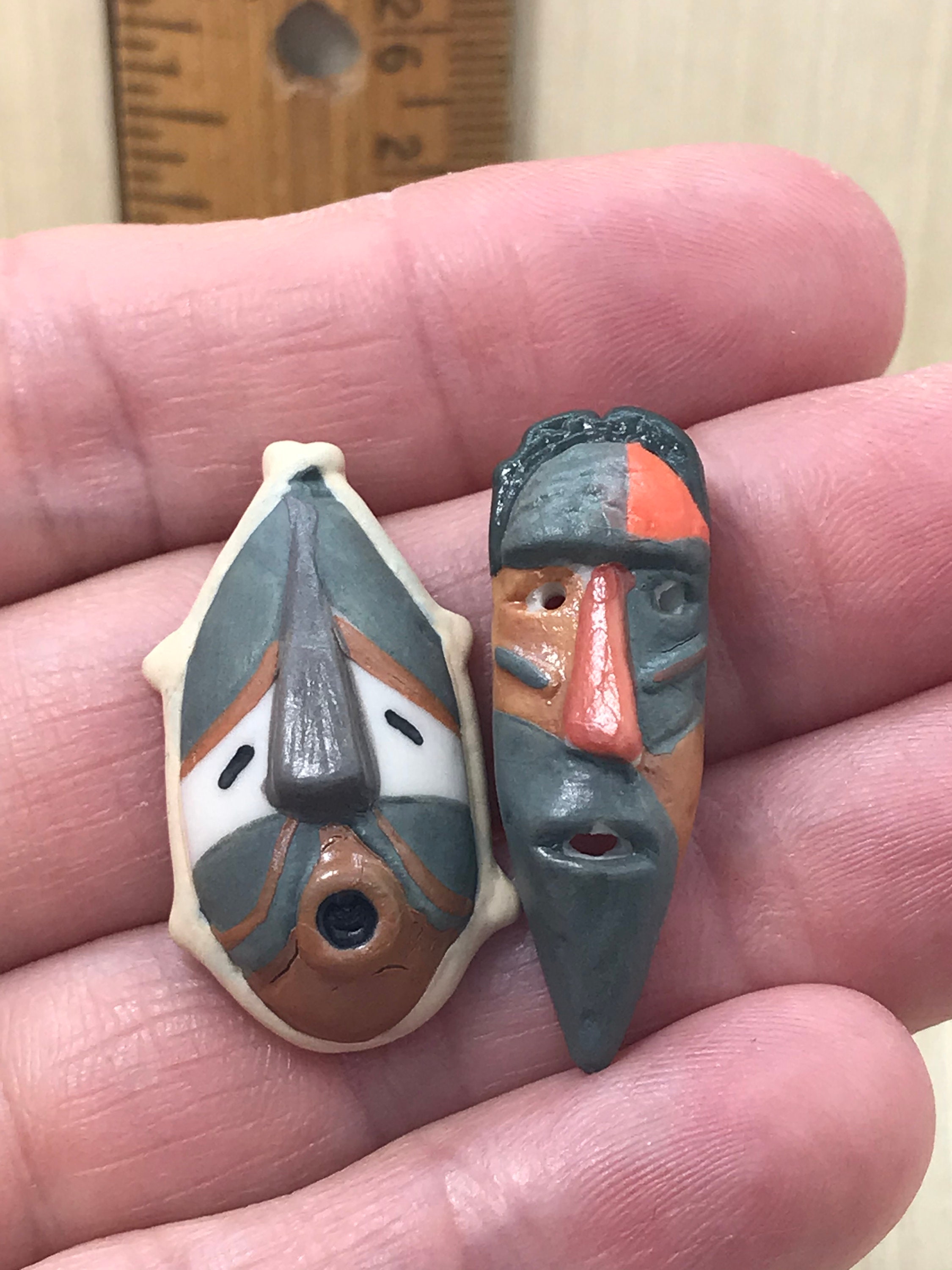 昭和　レトロ　お面　3種セット　ガラット　ビスマルク　ケニア　新品未使用 WORLD MASKS Mask Carnival African Japanese Indonesian Maori