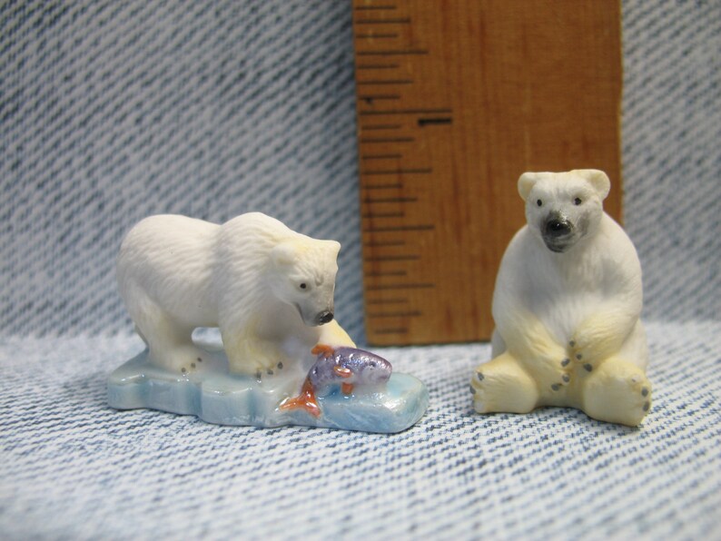 POLAR BEAR Bears Fishing Alaska Artic North Pole French