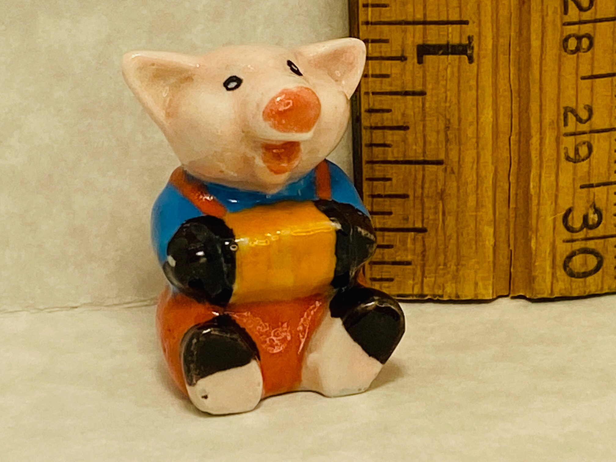 Vintage Hallmark Firefighter Pigpen Figurine Kl279 | eBay