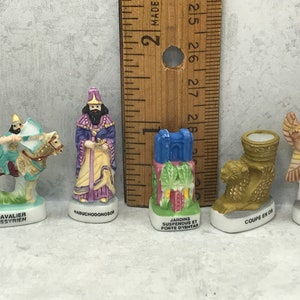 Treasures of Babylon; Assyrian Soldier Nebuchadnezzar Hanging Gardens Lion Vessel God Pazuzu French Feve Feves Dollhouse Miniatures LL130