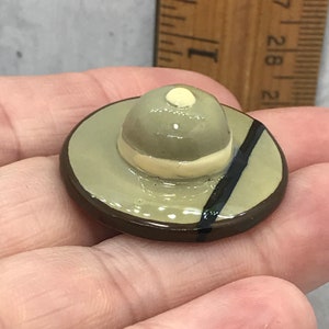 CASQUE SAFARI MOULÉ Chapeau French Feve Feves Dollhouse Miniatures R23