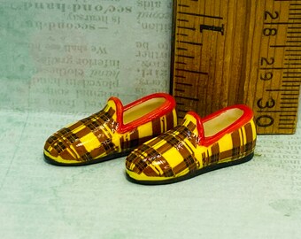 Pantuflas familiares para mujer, hombre y niños, a cuadros, para