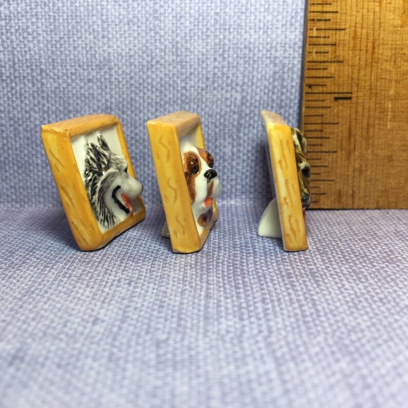 Vintage DOG Breed Paintings Hand Painted Wall Plaque Art | Etsy