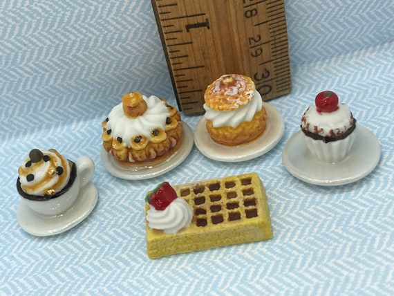 Mini-kit miniature en bois boulangerie pâtisserie
