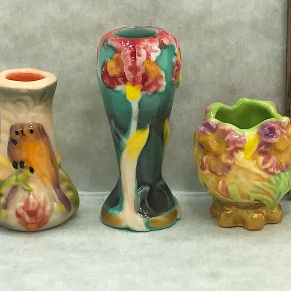 Emile GALLE Cameo Glass Works of Art Pottery Vases Vase Planter Museum Art Nouveau - French Feve Feves Porcelain Dollhouse Miniatures YY100